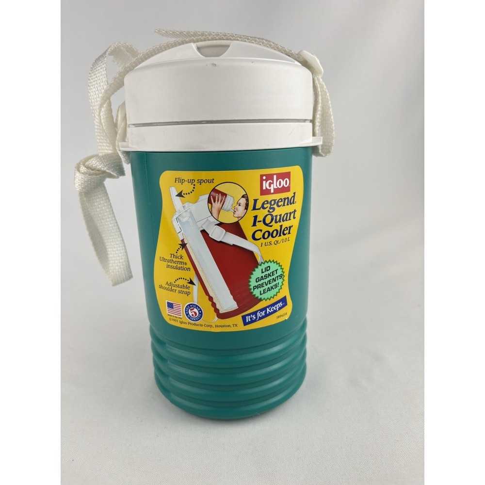 Igloo Legend 1 Quart Jug - Personal Drink Water Cooler - Vintage Retro‎ 90s